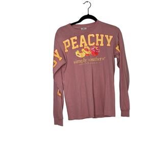 Simply Southern Classy Boujee Peachy Tshirt